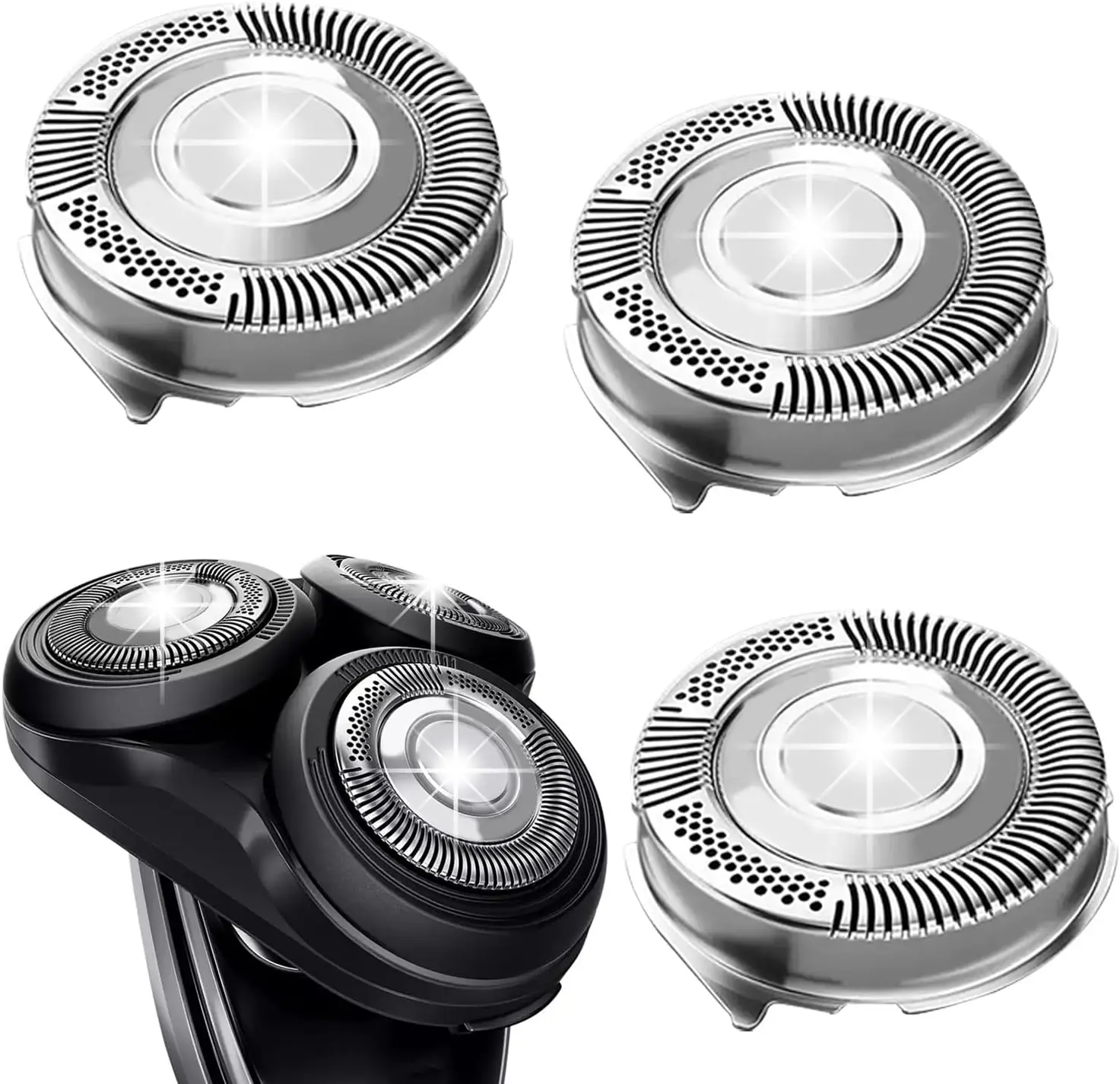 SH50 Replacement Blades Heads Compatible with Philips Norelco Shavers Series 5000,AquaTouch,PowerTouch S5160,S5210,S5205,S5370