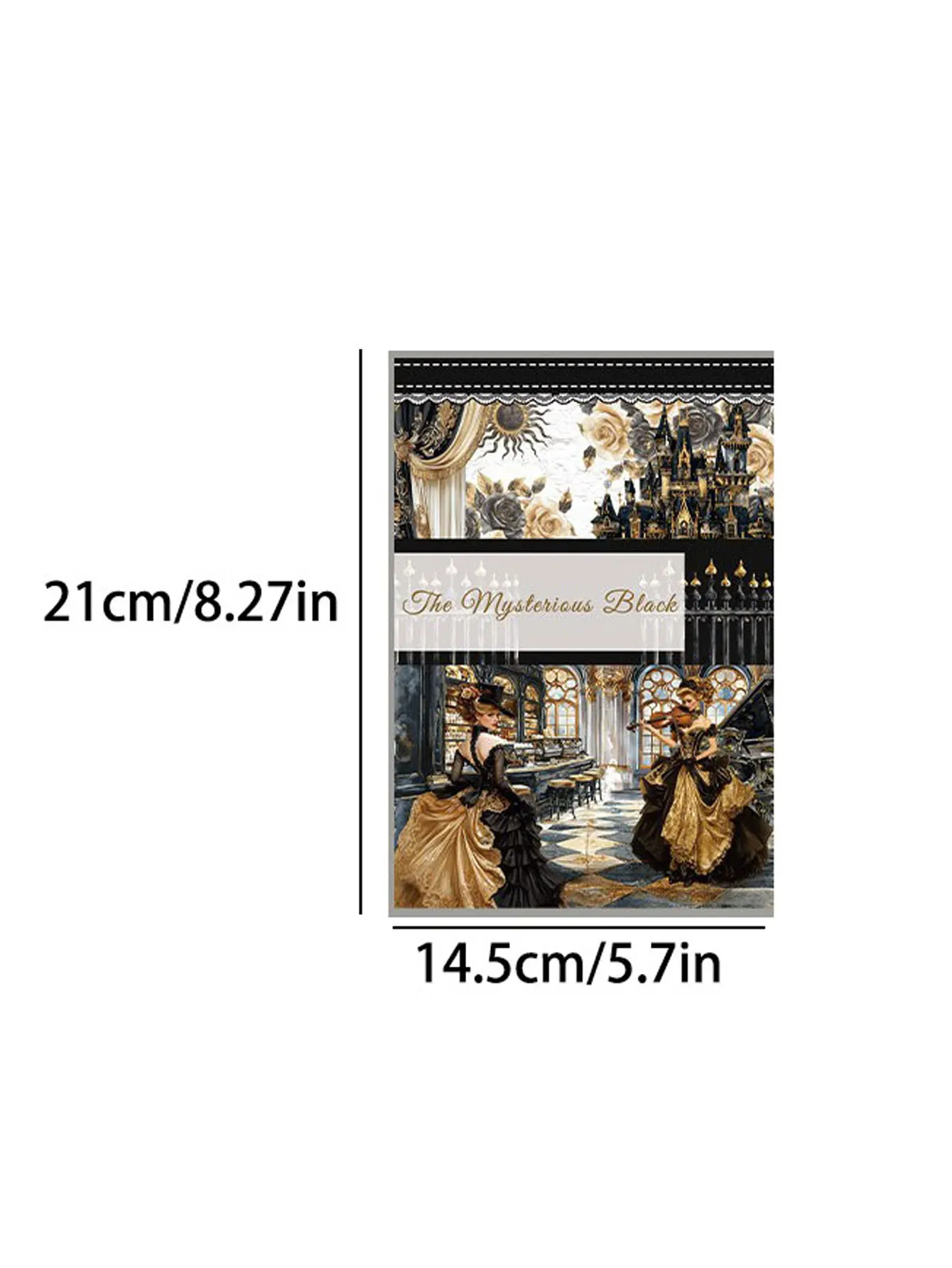 20 Photos/book Personalized Stickers Retro Characters Animal Creative Landscape Handbook DIY Scrapbook Decoration