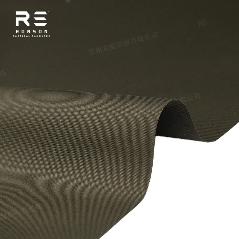38#Dark Coffee 500D Nylon Cordura Fabric Waterproof and Durable for Tactical and Outdoor Use PU Coated Woven Fabric for Outdoor