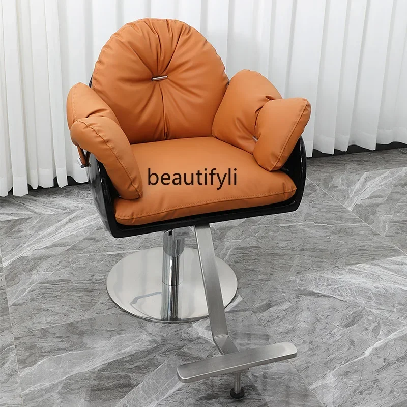

smt03 new High-End Barber Shop Chair Hair Salon Lifting Hot Dyeing Chair Simple Hairdressing Seatss 03