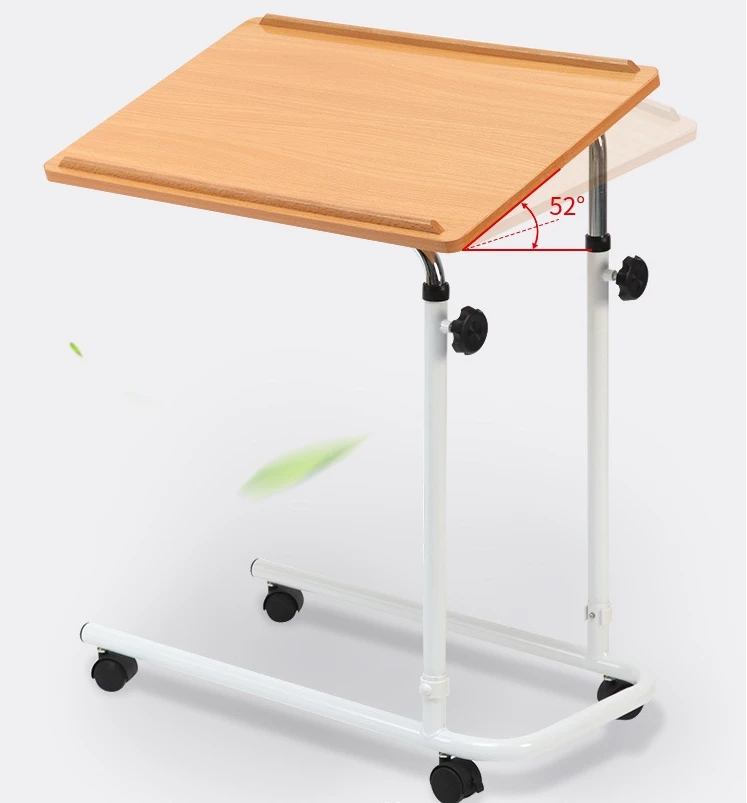 قابل للتعديل مكتب الكمبيوتر المحمول رعاية المسنين طاولة طعام المحمول التمريض السرير الجدول لكبار المعيشة للمستشفيات #6