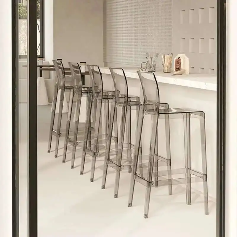 

Make Up Designer Accent Bar Stools Swivel Reception Throne Bar Chairs Barber Restaurant Island Silla Nordic Furniture LJX35XP