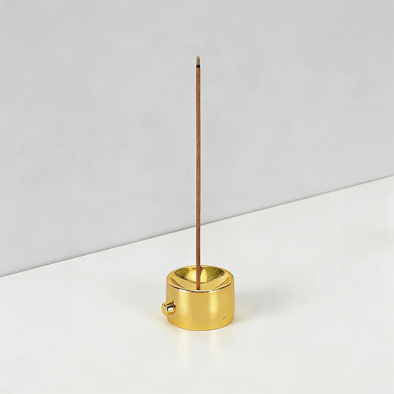 High Quality Metal Incense Burner for Sticks Stable Incense Holder with Buckle Incense Base for Yoga Meditation Spa Home Decor