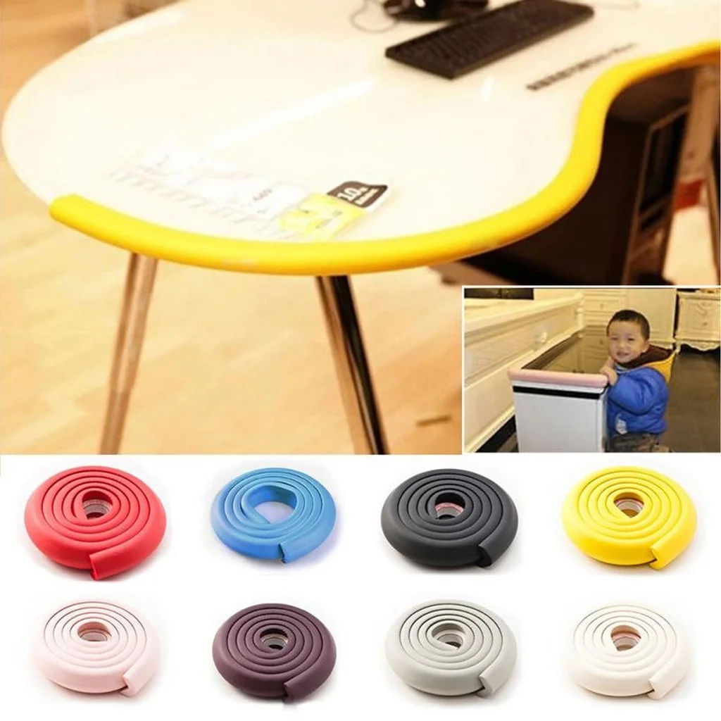 Children Anti Collision Strip Adhesive Anti Collision Furniture Table Corner Protection Strip Soft Furniture Protection Strip