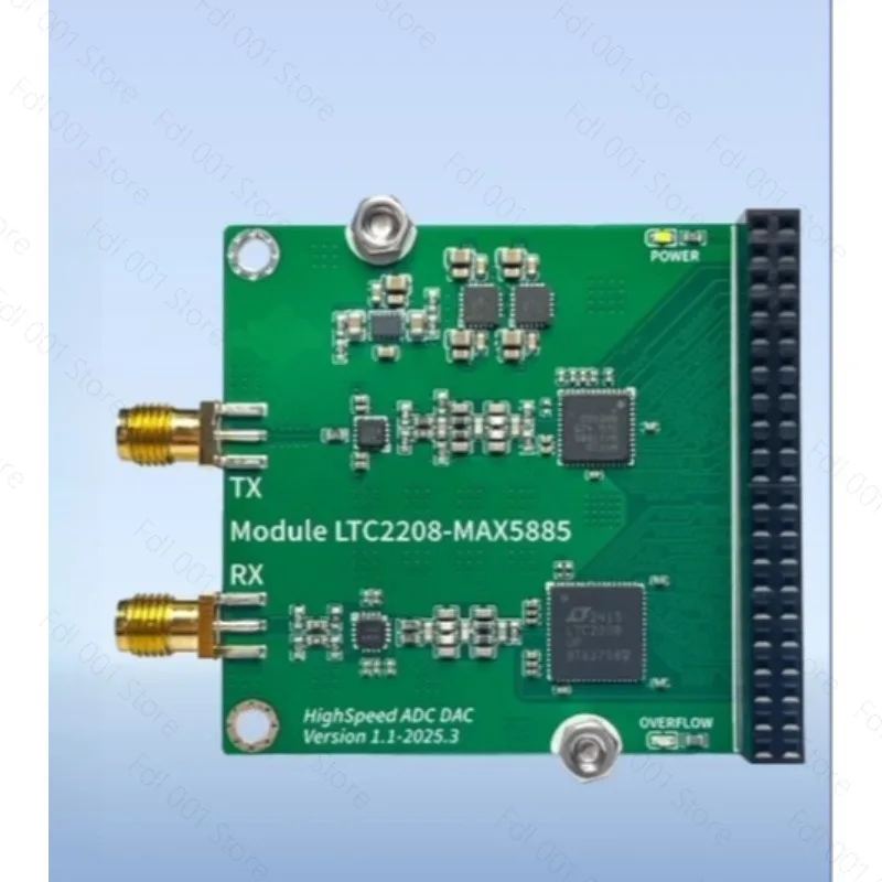 Dual Channel High Speed ADC Module - LTC2208 Arbitrary Waveform Acquisition Board