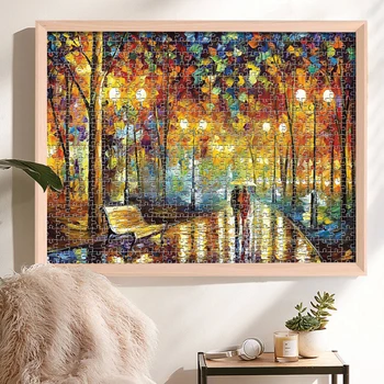 1000 peças quebra-cabeças adultos diferentes cultivos noctilucentes quebra-cabeça estilo paisagem diy grande jogo de quebra-cabeça brinquedos presente para crianças adultos