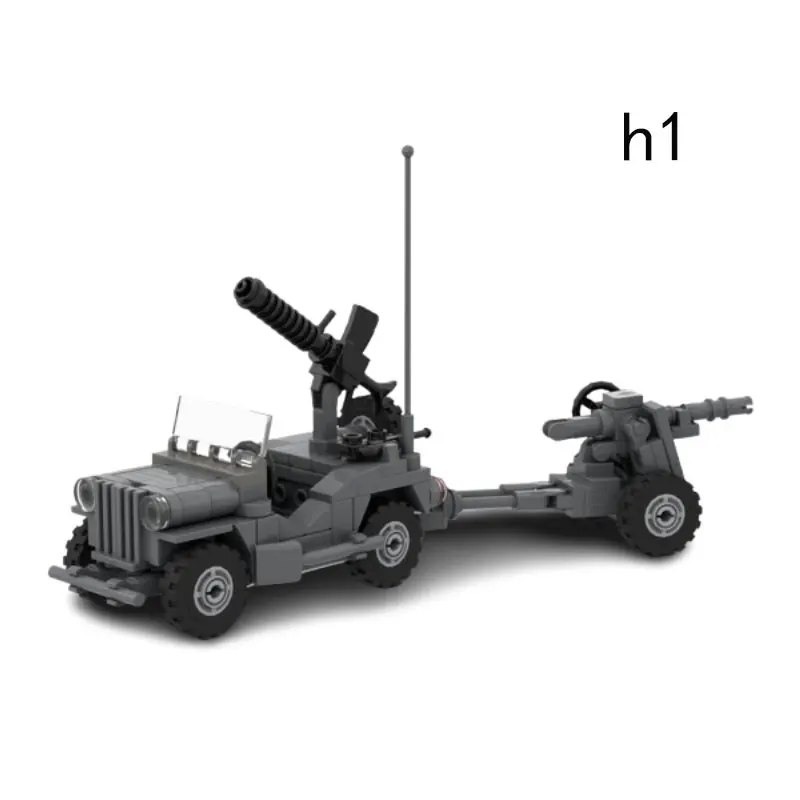 

Spot MOC-108751 190 small particle assembly building blocks to build a city car trailer model toy