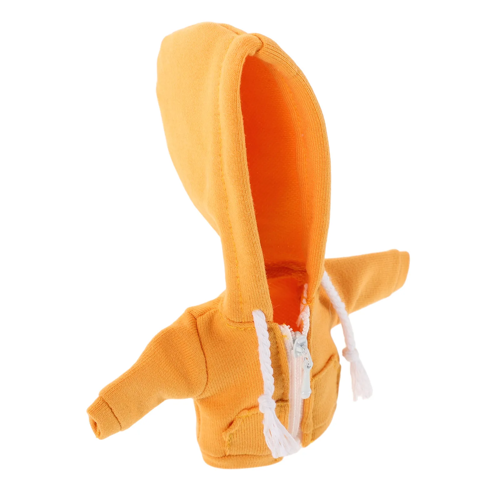 

Miniature Cute Hooded Jacket for 1 12 Scale Tiny DIY Dress Up Clothes Accessories Yellow Soft Fabric Outfit