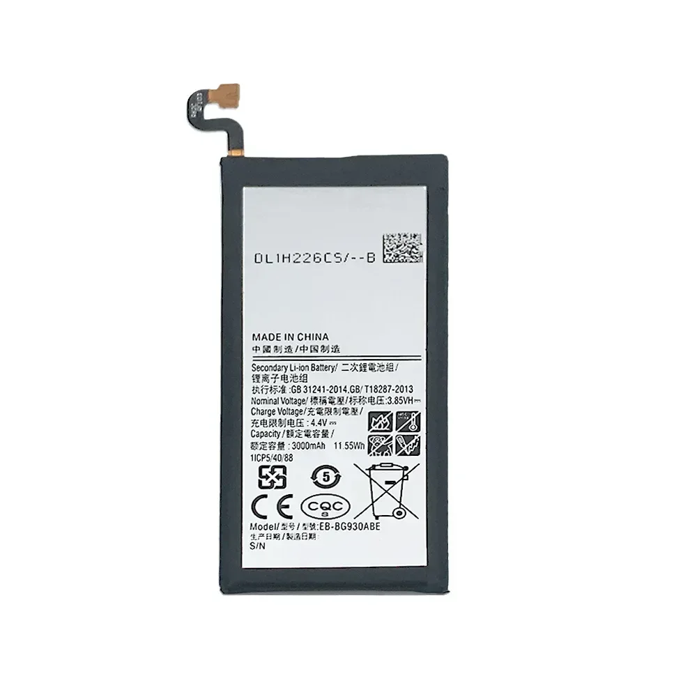 100% high capacity EB-BG930ABE 3000mAh Battery For Samsung Galaxy S7 SM-G930F G930FD G930W G930A G930V G930T G930FD G9300