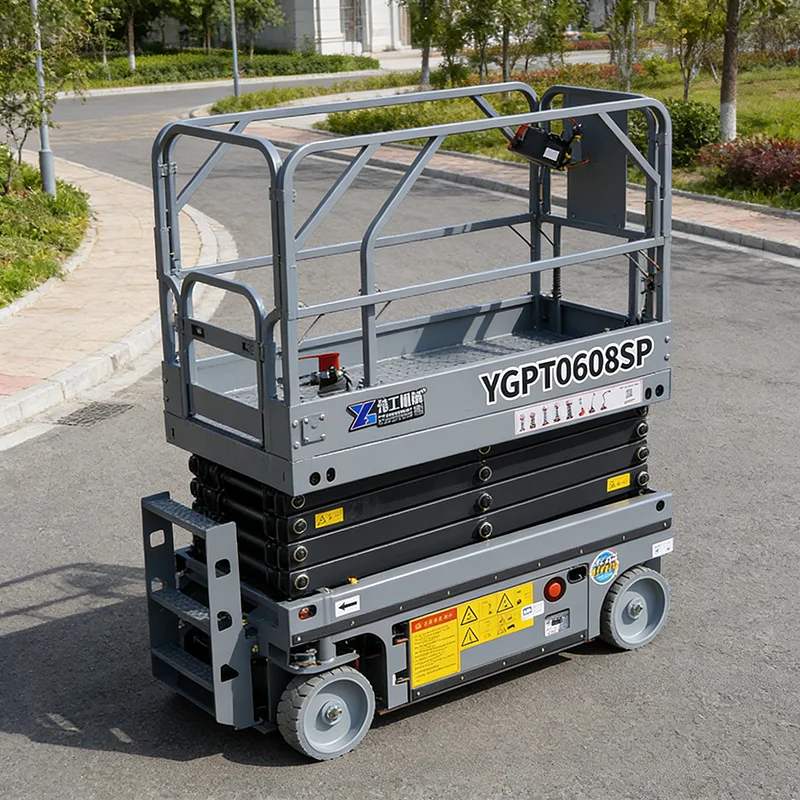 Self Propelled Crawler Scissor Lift Rough Terrain Tracked Aerial Work Platform with 16m Working Height