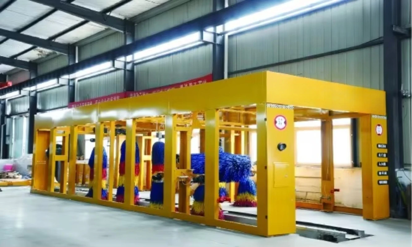 New Style Tunnel Continuous Type Full Automatic Car Washing Machine for Gas Station Fast Speed More Vehicles Meanwhile Custom