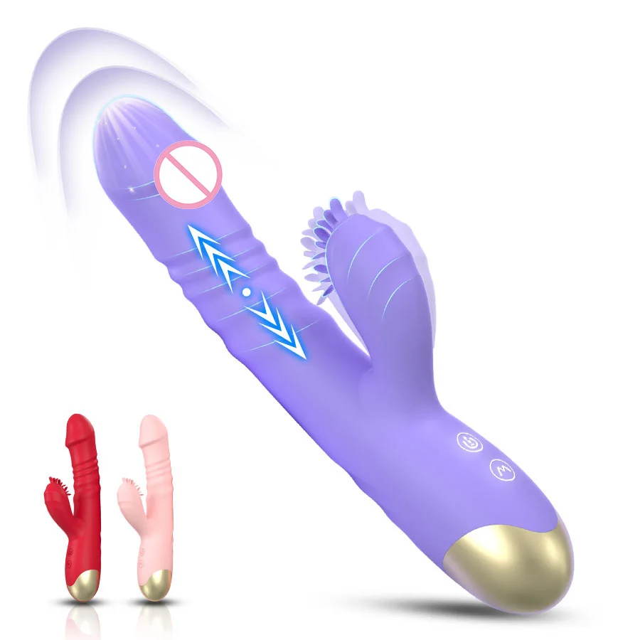 G-Spot Rose Vibrator, Thrusting Dildo, Rabbit Clitoral Stimulator  Adult sex toys suitable for women and couples
