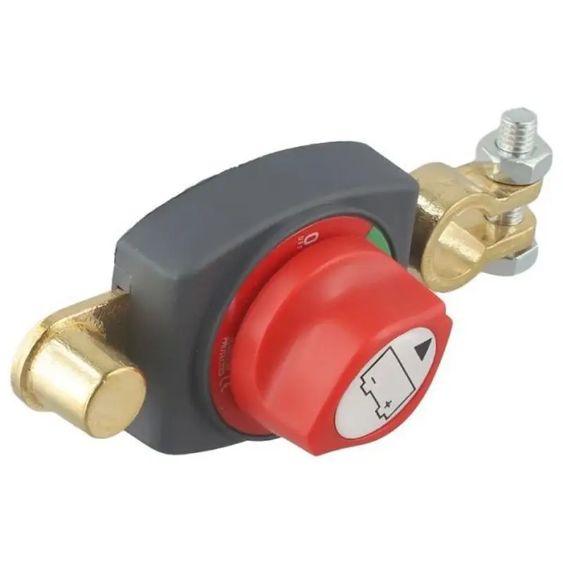 Durable-12V-48V Battery Disconnect Switch[ Pure Copper] Power Cut-Off Switch For RV Marine Boat Universal Power Supply