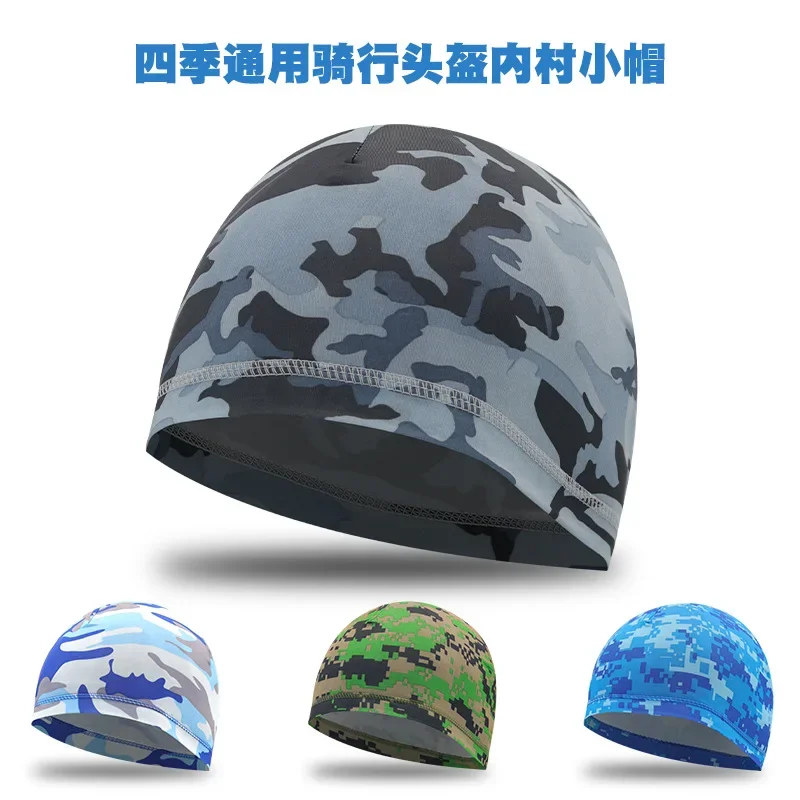 Summer Cycling Cap Quick-drying Men's and Women's Ice Silk Sunscreen Breathable Bicycle Helmets Lined with Inner Bile Equipment