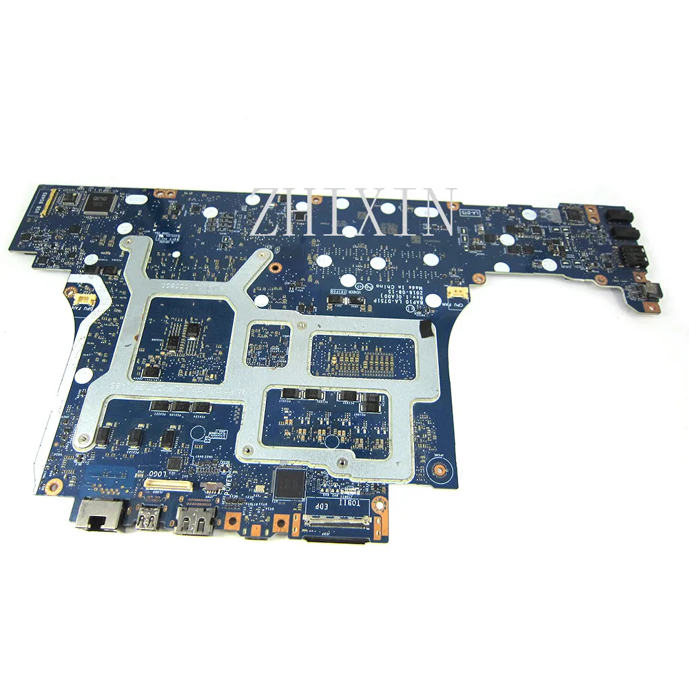 

yourui For Dell Alienware 17 R4 Laptop Motherboard With I7-7700HQ CPU GTX1060 GPU CN-0NMWGJ 0NMWGJ BAP10 LA-D751P Full Test