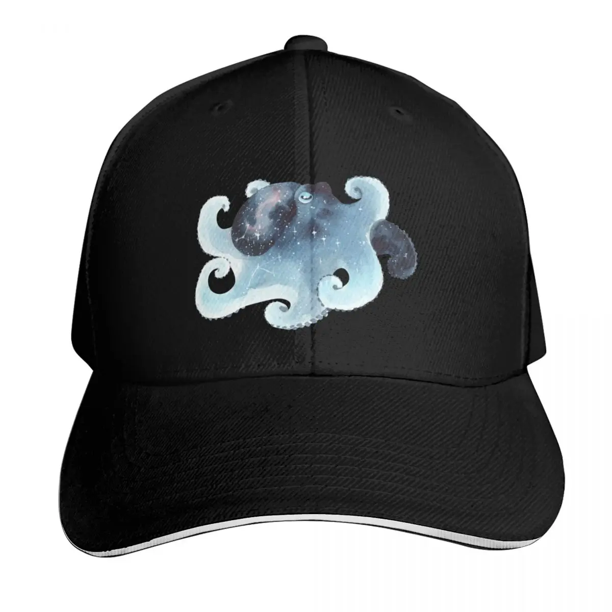 Galactic Octopus Baseball Cap Gift for Him Her Casual Daily Wear Quick Dry Performance