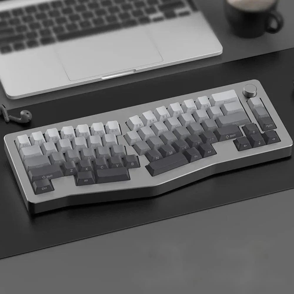 MONKA Alice67Pro Mechanical Keyboard Aluminium Alloy Three Mode Alice RGB Wireless Gaming Keyboard 4000mAh Pc Gamer Office Mac