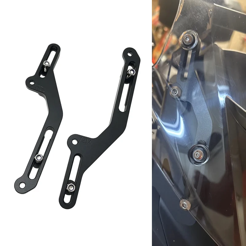 NC750X Windschutzscheibenversteller, Luftstrom, verstellbare Windschutzscheibenhalterung für HONDA NC 750X NC750 X 2021 2022 2023 Motorrad