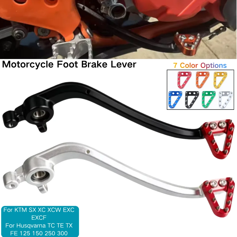 Rear Foot Brake Lever Motorcycle Fit KTM SX SXF XC XCW XCF EXC EXCF Husqvarna TC TE TX FE 125 150 250 300 GASGAS EX EC 2016-2024