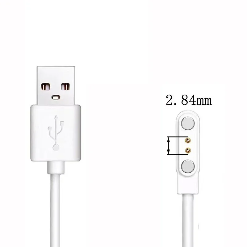 Cable de carga de pulsera inteligente Q12 Smartwatch teléfono para niños cargador USB de 4 pines Cable de datos de carga magnética de alta calidad