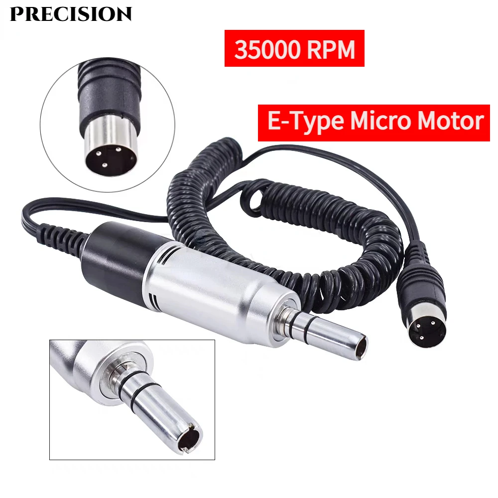 

Dental E-type Electric Micro Motor 35000RPM Dental Polishing Micromotor 108E Handpiece Dentistry Laboratory Equipment Handle