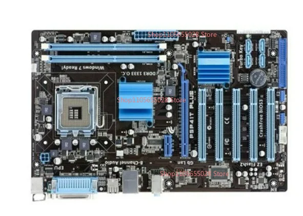 For ASUS Main Board P5P41T PLUS/P5P41T Independent Graphics Card Large Board 775 Pins DDR3 Memory Has 5 PCl Slots