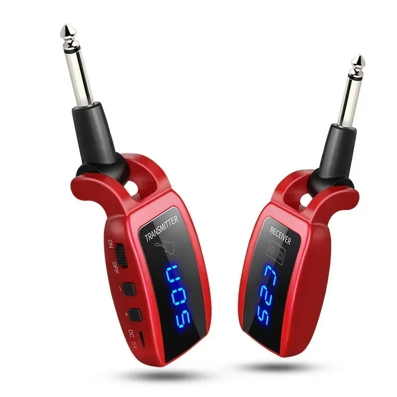 In stock Electric Guitar Bass Wireless Microphone Transceiver Electronic Wind Instrument Transmission System Pickup Receiver Tra view 3