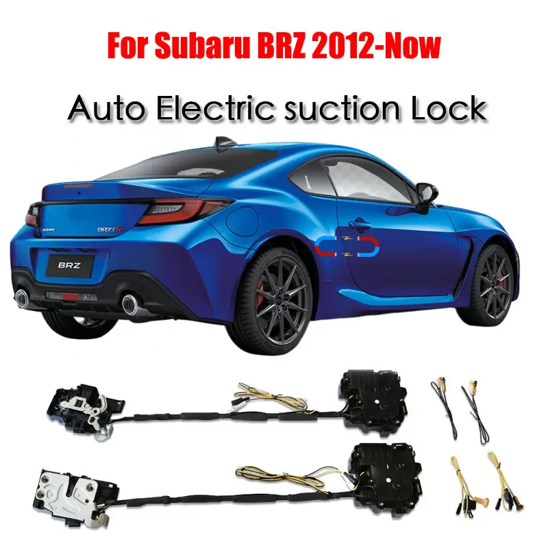 For Subaru BRZ 2012-Now Car Soft Close Door Latch Pass Lock Actuator Auto Electric Absorption Suction Silence Closer