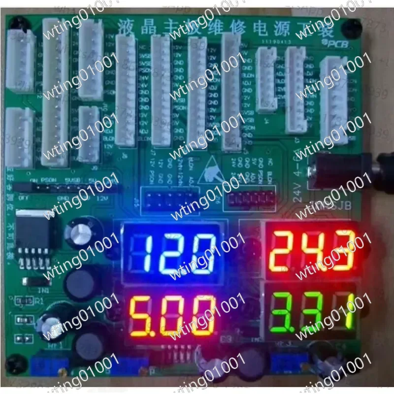 for Universal LCD TV Mainboard Diagnostic Power Source Professional Screen Maintenance Voltage Tester Tool Kit for Repair