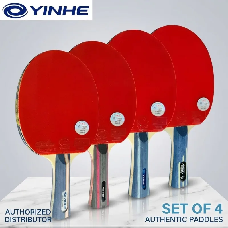 Yinhe Professional Table Tennis Racket horizontal 05/06/07/08/09/10 Stars  double-sided reverse tape racket with ITTF Approved