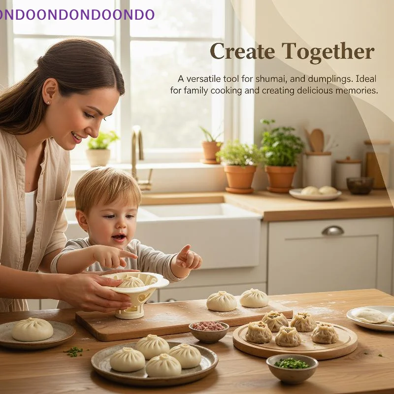

Food Grade PP Baozi Maker Mold Easy Use Nice Pleat Perfect For Kitchen DIY