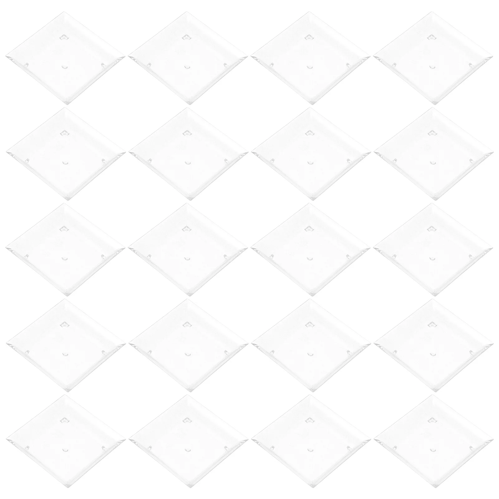 

25Pcs Disposable Party Dessert Plates Triangle Plastic Cake Dishes Tasting Bowls Disposable Dessert Containers for Ice Cream