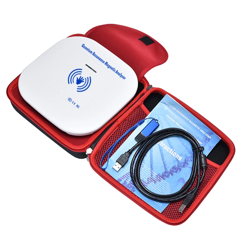 Best Selling QMR 998 Quantum Analyzer Mini Portable Original Software Palm Hand Touch Quantum Bio-electric Body Analyzer