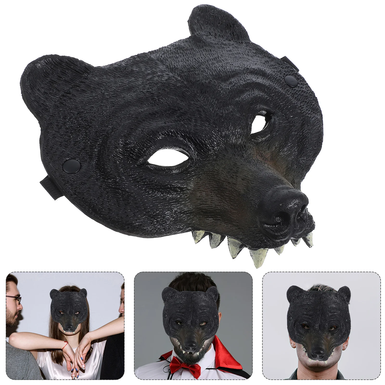 

Bear Mask Premium Furry Animal Cosplay Masquerade Party Decor For Adults Kids Halloween Mardi Gras Bulk Party Supply Role