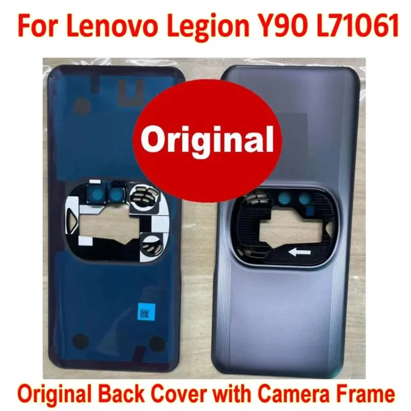 Best Glass Battery Back Cover Rear Door Housing Case For Lenovo Legion Y90 L71061 Lid   Camera Frame   adhesive No Lens