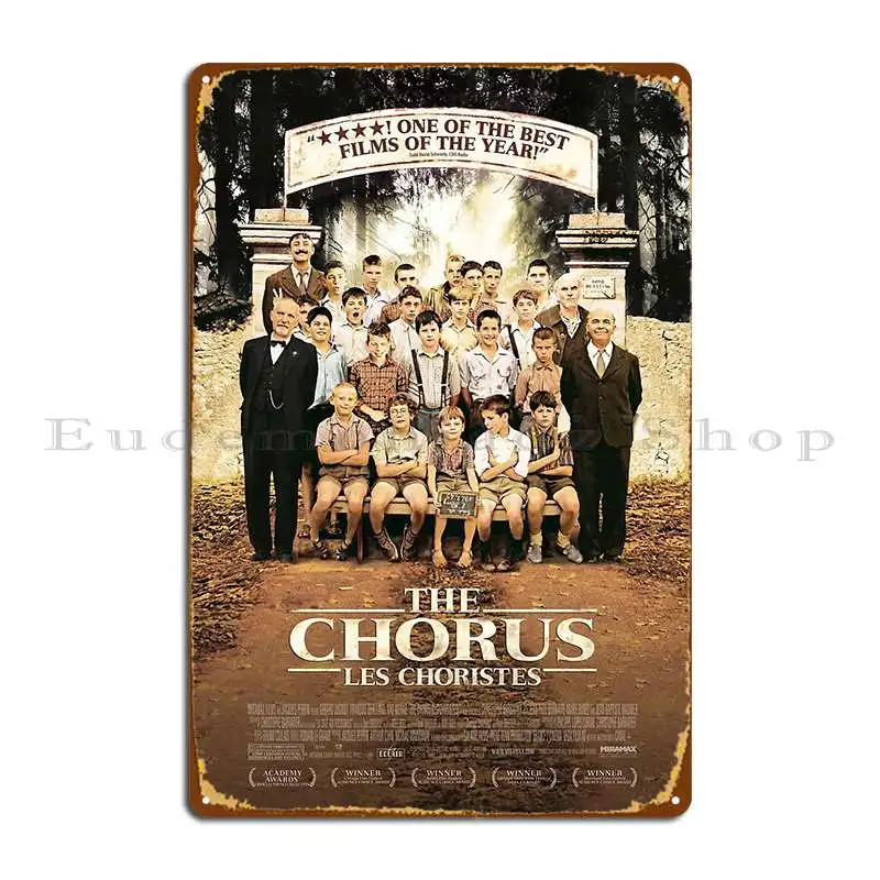 The Chorus Metal Sign Designer Garage Mural Wall Decor Wall Mural Tin Sign Poster