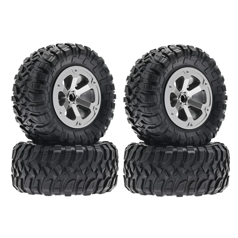 73mm Big Wheel Tire Tyre for WPL C14 C24 B24 B36 MN D90 MN-90 MN99S FY003 FY004 RC Car Upgrade Parts Accessories