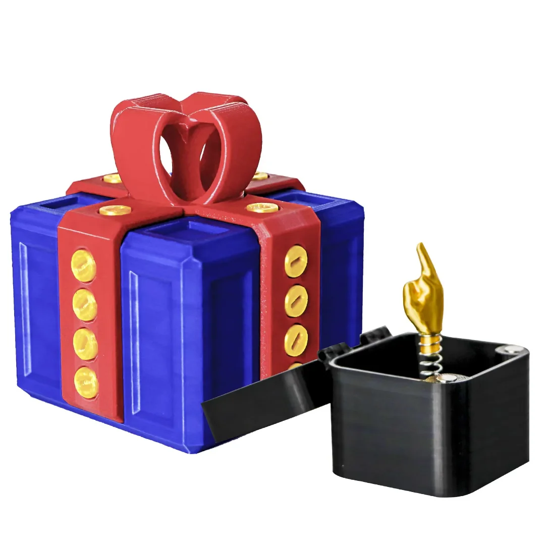 2025 New Large 3D Printed Screw Box Prank Gift Annoying Christmas Prank Box with Money Card Container image 6