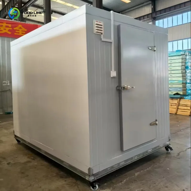 Customized Industrial Mobile Cold Chamber Vessel Commercial Walk In Freezer 40 60db Noise 1 Year Warranty