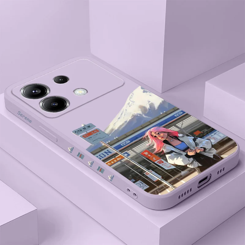 

Lonely Girl Phone Case For Xiaomi Poco F7 X7 X6 F6 M6 M5 M5S F5 X5 F4 X4 M4 F3 M3 X3 Pro 4G 5G GT Silicone Cover