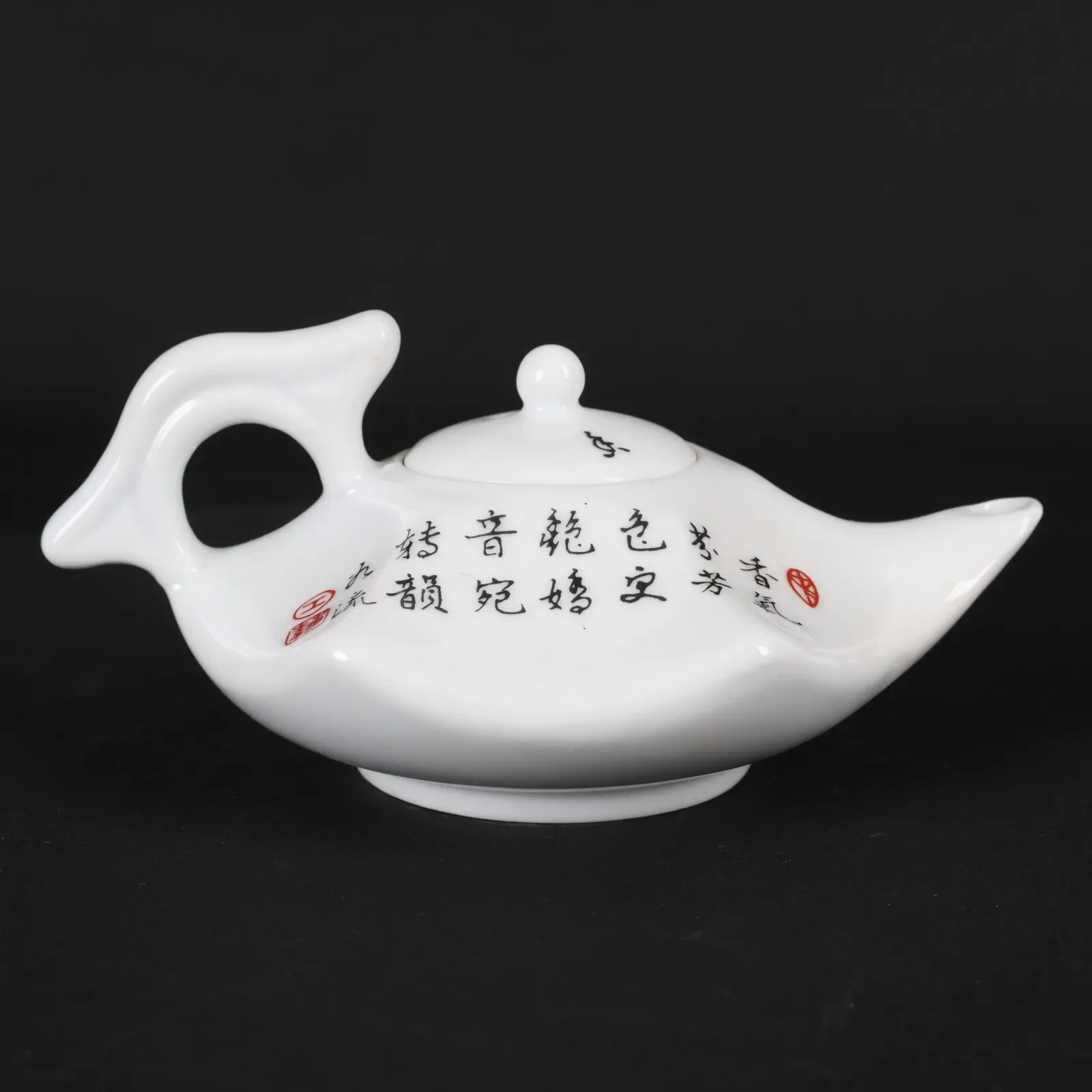 

Chinese Tea Ceremony Ceramic Teapot Health Gongfu Teaware Handpainted Peach Jingdezhen White Porcelain Teapots Kung Fu Teaset