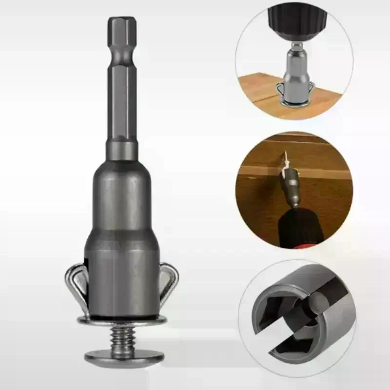 Natural Slotted Butterfly Hole Socket Wrench Hexagonal Handle Electric Screwdriver Butterfly Nut Socket Tool For Various Screws