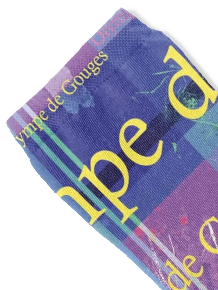 جوارب أوليمبي دي جوجز بورتريه للرجال والأطفال جوارب رياضية على الأرض جوارب رجالية فاخرة للنساء