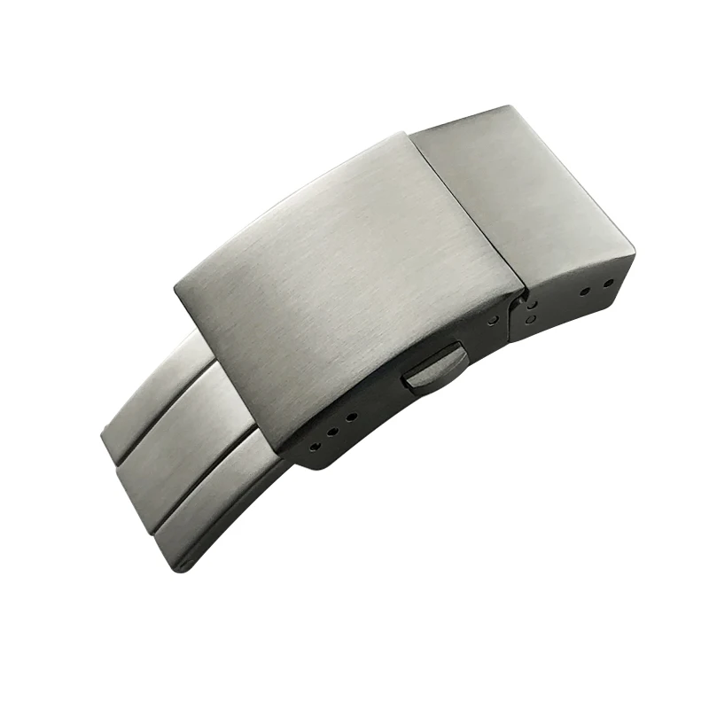 19mm Stainless Steel Folding Watch Buckle for Longines Hydroconquest L3 Rubber Strap Watchband Solid Metal Butterfly Clasp Tools view 5