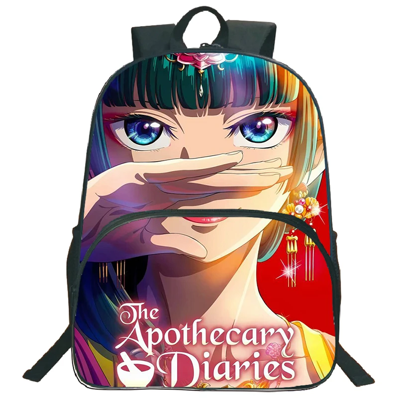 The Apothecary Diaries Backpack Children Anime School Bag 16inch Backpack Lightening Zipper Backpack Book Bags Computer Backpack