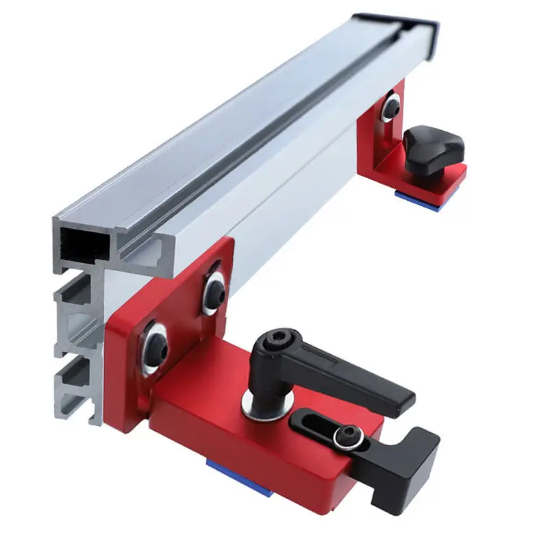 Woodworking T-track Stop T-Slot Limiter Aluminium Miter Track Miter Gauge Fence Connector Carpenter DIY Workbench Tools