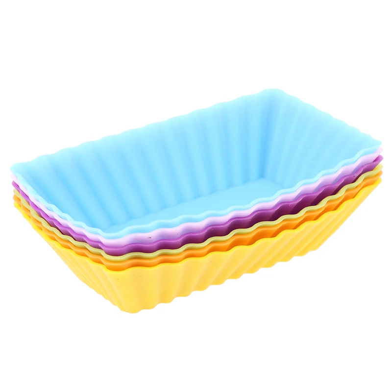 

Silicone Reusable Cake Mold Jelly Baking Mould Cupcake Maker Kitchen Pastry Tool