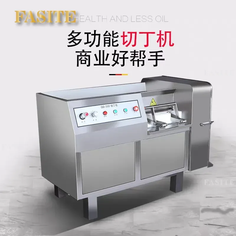For Commercial Automatic Dicing Machine Multifunctional Stainless Steel Meat Chicken Breast Cutter Large Capacity Industrial