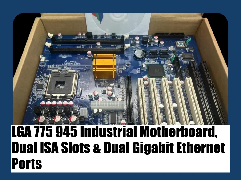 945 Chipset Industrial Mainboard LGA775, Dual ISA Interface, Dual Gigabit LAN Ports