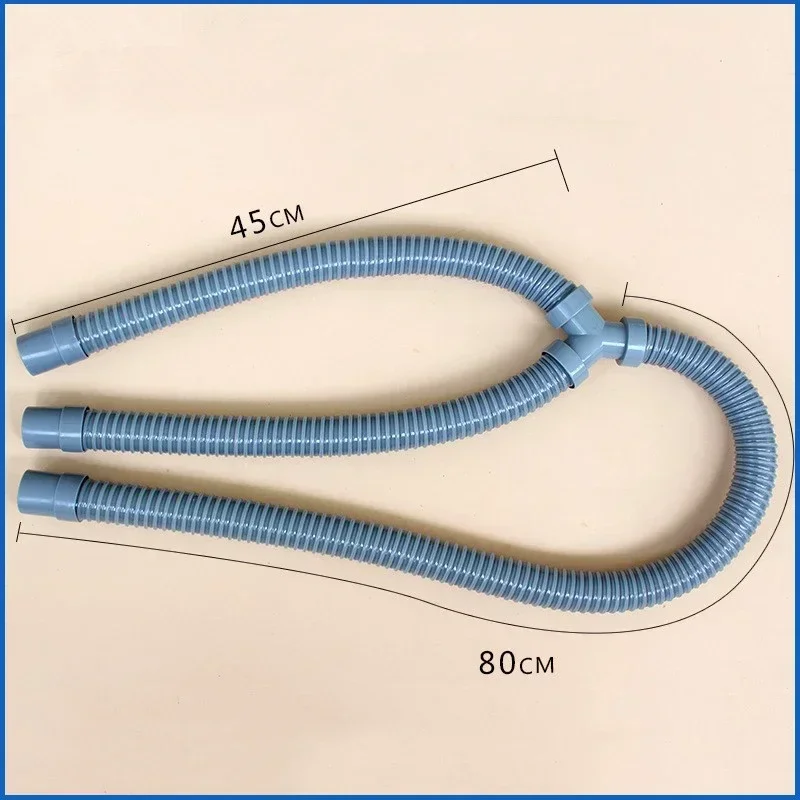 Three-way Drain Y Pipe Double Sink Motorhome Caravan Waste Water Outlet Kitchen Basin Pipe Barbed Hose Water Fuel Air Connector